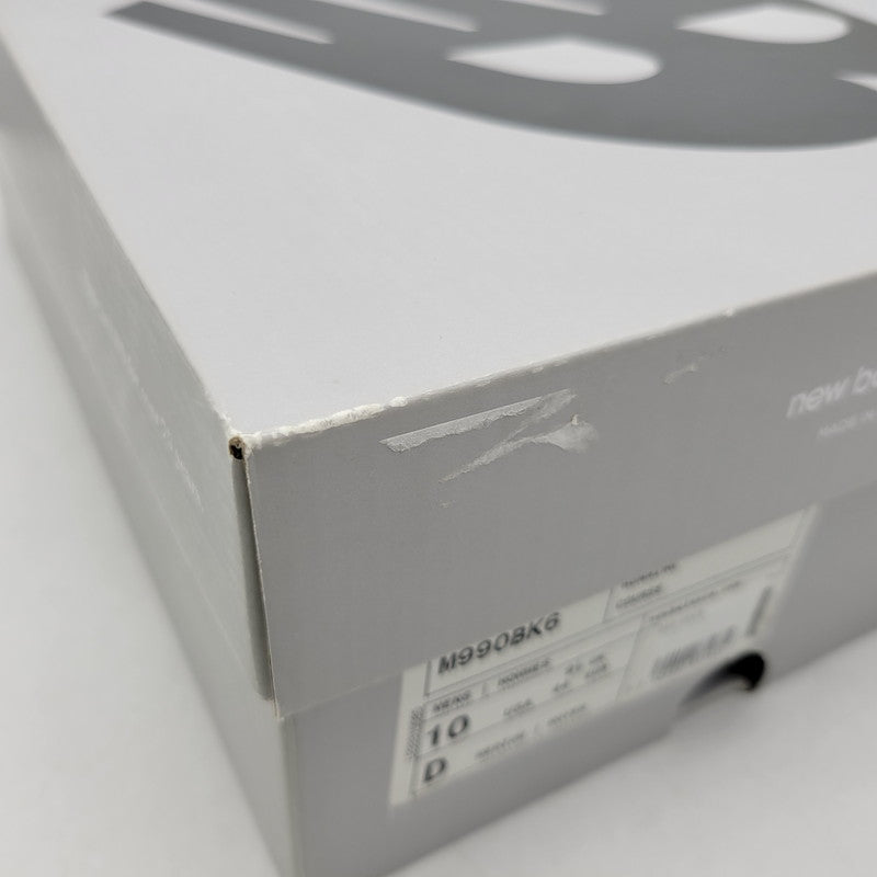 【中古品】【メンズ】 NEW BALANCE ニューバランス M990BK6 スニーカー 靴 162-260927-as-10-izu サイズ：28cm カラー：ブラック系 万代Net店
