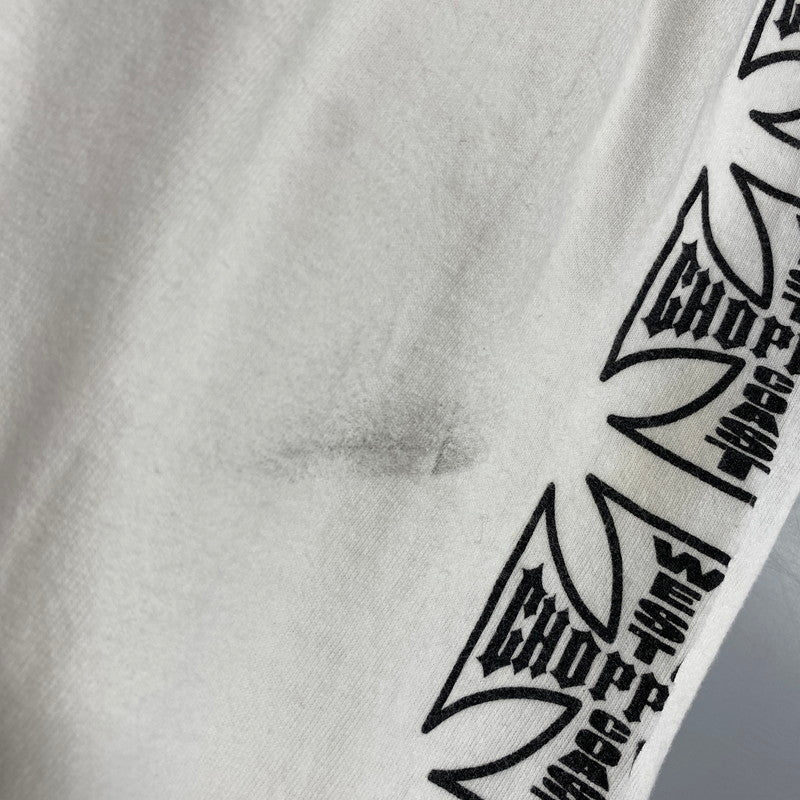 【中古品】【メンズ】 WEST COAST CHOPPERS ウエストコーストチョッパーズ 00S PRINT L S TEE プリント ロングスリーブ Tシャツ トップス 長袖 146-261003-ya-14-izu サイズ：下記参照 カラー：ホワイト 万代Net店