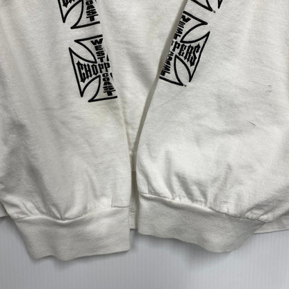 【中古品】【メンズ】 WEST COAST CHOPPERS ウエストコーストチョッパーズ 00S PRINT L S TEE プリント ロングスリーブ Tシャツ トップス 長袖 146-261003-ya-14-izu サイズ：下記参照 カラー：ホワイト 万代Net店