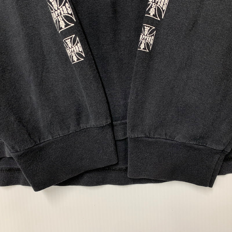 【中古品】【メンズ】 WEST COAST CHOPPERS ウエスト コースト チョッパーズ PRINT LS TEE プリント ロングスリーブ Tシャツ トップス 146-261001-kh-07-izu サイズ：XL カラー：ブラック 万代Net店