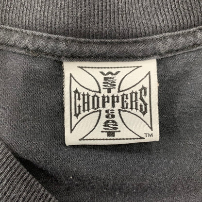 【中古品】【メンズ】 WEST COAST CHOPPERS ウエスト コースト チョッパーズ PRINT LS TEE プリント ロングスリーブ Tシャツ トップス 146-261001-kh-07-izu サイズ：XL カラー：ブラック 万代Net店