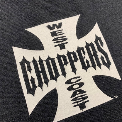 【中古品】【メンズ】 WEST COAST CHOPPERS ウエスト コースト チョッパーズ PRINT LS TEE プリント ロングスリーブ Tシャツ トップス 146-261001-kh-07-izu サイズ：XL カラー：ブラック 万代Net店