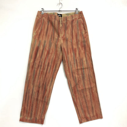 【中古品】【メンズ】 STUSSY ステューシー 116479 21SS DYED UNIFORM PANTS ダイド ユニフォーム パンツ ズボン ボトムス 153-260929-ya-07-izu サイズ：36 カラー：オレンジ系 万代Net店