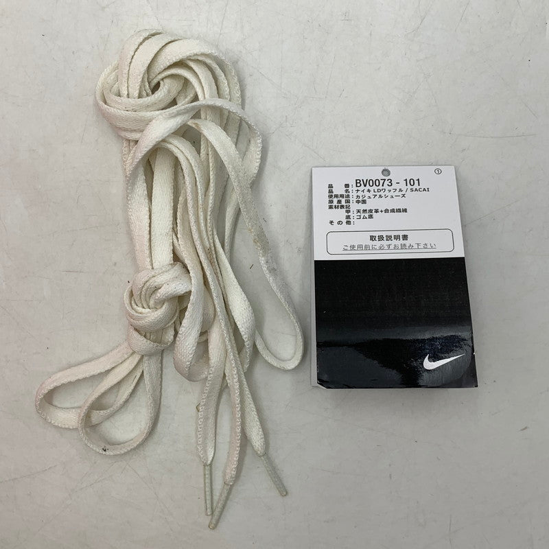 【中古品】【メンズ】 NIKE ナイキ×SACAI サカイ BV0073-101 LDV WAFFLE ワッフル スニーカー シューズ 靴 160-260930-cs-15-izu サイズ：27cm カラー：WHITE/WHITE 万代Net店