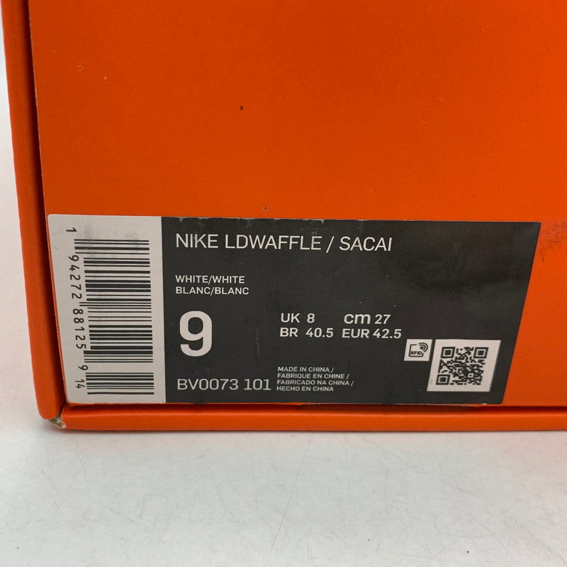 【中古品】【メンズ】 NIKE ナイキ×SACAI サカイ BV0073-101 LDV WAFFLE ワッフル スニーカー シューズ 靴 160-260930-cs-15-izu サイズ：27cm カラー：WHITE/WHITE 万代Net店