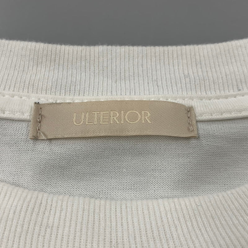 【中古品】【メンズ】 ULTERIOR アルテリア ULCS43-FC065-I SUVIN COTTON INTERLOCK LONG SLEEVE TEE スヴィン コットン インターロック ロングスリーブ Tシャツ トップス 長袖 140-260929-ya-10-izu サイズ：3 カラー：ホワイト 万代Net店