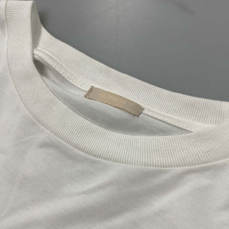【中古品】【メンズ】 ULTERIOR アルテリア ULCS43-FC065-I SUVIN COTTON INTERLOCK LONG SLEEVE TEE スヴィン コットン インターロック ロングスリーブ Tシャツ トップス 長袖 140-260929-ya-10-izu サイズ：3 カラー：ホワイト 万代Net店