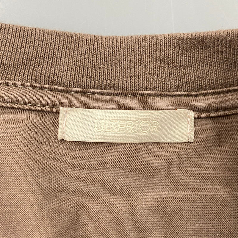 【中古品】【メンズ】 ULTERIOR アルテリア ULCS43-EC65U POCKET L S TEE ポケット ロングスリーブ Tシャツ トップス 長袖 140-261024-ms-23-izu サイズ：3 カラー：ブラウン 万代Net店