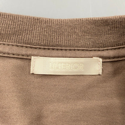 【中古品】【メンズ】 ULTERIOR アルテリア ULCS43-EC65U POCKET L S TEE ポケット ロングスリーブ Tシャツ トップス 長袖 140-261024-ms-23-izu サイズ：3 カラー：ブラウン 万代Net店