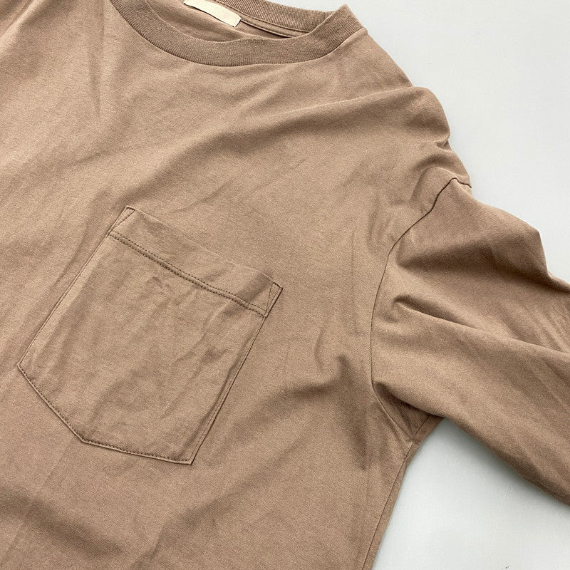 【中古品】【メンズ】 ULTERIOR アルテリア ULCS43-EC65U POCKET L S TEE ポケット ロングスリーブ Tシャツ トップス 長袖 140-261024-ms-23-izu サイズ：3 カラー：ブラウン 万代Net店