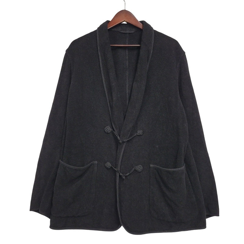 【中古品】【メンズ】 COMOLI コモリ V01-01009 22SS シルクパイル スモーキングジャケット 140-261010-as-24-izu サイズ：2 カラー：ブラック 万代Net店