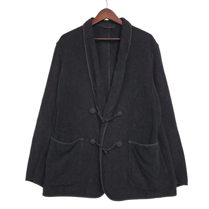 【中古品】【メンズ】 COMOLI コモリ V01-01009 22SS シルクパイル スモーキングジャケット 140-261010-as-24-izu サイズ：2 カラー：ブラック 万代Net店