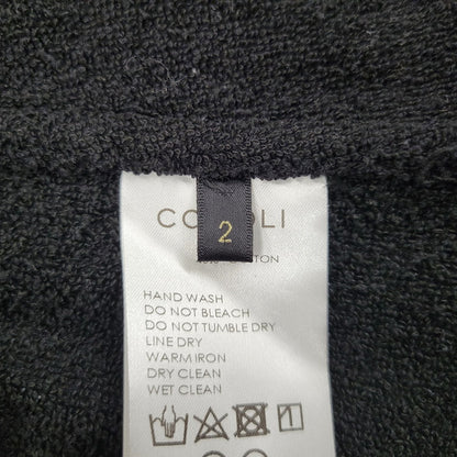 【中古品】【メンズ】 COMOLI コモリ V01-01009 22SS シルクパイル スモーキングジャケット 140-261010-as-24-izu サイズ：2 カラー：ブラック 万代Net店