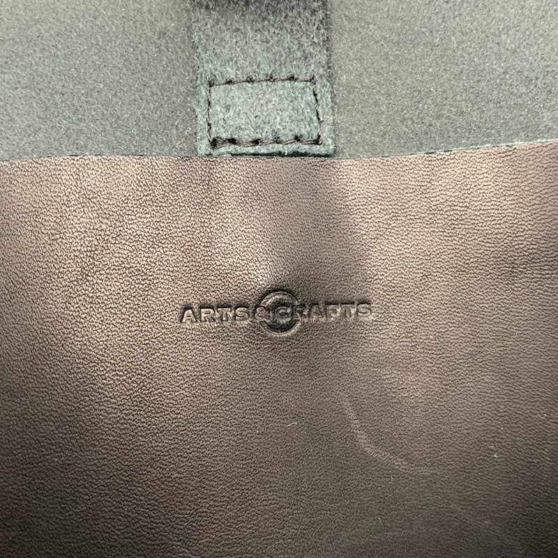 【中古品】【メンズ/レディース】 ARTS&CRAFTS アーツアンドクラフツ LEATHER SACOCHE レザー サコッシュ カバン 鞄 188-260930-cs-20-izu カラー：ブラック 万代Net店