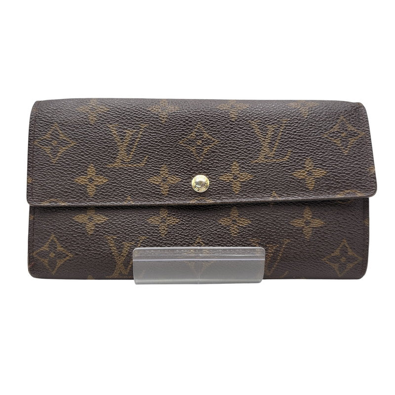 【現状渡し品】【メンズ/レディース】 LOUIS VUITTON ルイ・ヴィトン モノグラム ポシェット 長財布 179-260927-kh-11-izu カラー：ブラウン 万代Net店