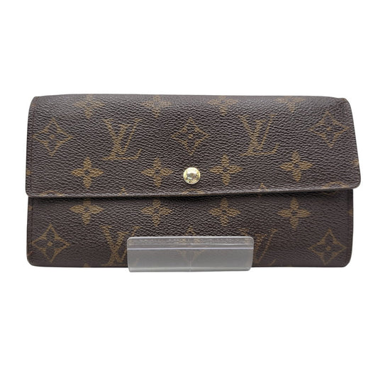 【現状渡し品】【メンズ/レディース】 LOUIS VUITTON ルイ・ヴィトン モノグラム ポシェット 長財布 179-260927-kh-11-izu カラー：ブラウン 万代Net店