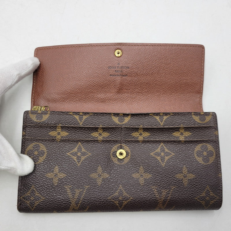【現状渡し品】【メンズ/レディース】 LOUIS VUITTON ルイ・ヴィトン モノグラム ポシェット 長財布 179-260927-kh-11-izu カラー：ブラウン 万代Net店