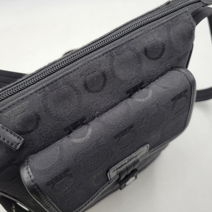 【中古品】【メンズ/レディース】 Salvatore Ferragamo サルヴァトーレフェラガモ EX-21 5756 ガンチーニ ショルダーバッグ カバン 鞄 180-260927-as-17-izu カラー：ブラック 万代Net店