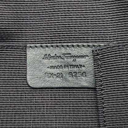 【中古品】【メンズ/レディース】 Salvatore Ferragamo サルヴァトーレフェラガモ EX-21 5756 ガンチーニ ショルダーバッグ カバン 鞄 180-260927-as-17-izu カラー：ブラック 万代Net店