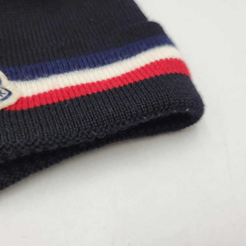 【中古品】【メンズ/レディース】 MONCLER モンクレール G20913B00028 BERRETTO ベレット ニットキャップ帽子 185-260927-yn-05-izu サイズ：UNI カラー：ブラック 万代Net店