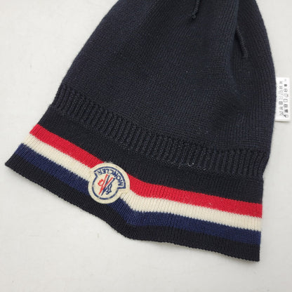 【中古品】【メンズ/レディース】 MONCLER モンクレール G20913B00028 BERRETTO ベレット ニットキャップ帽子 185-260927-yn-05-izu サイズ：UNI カラー：ブラック 万代Net店