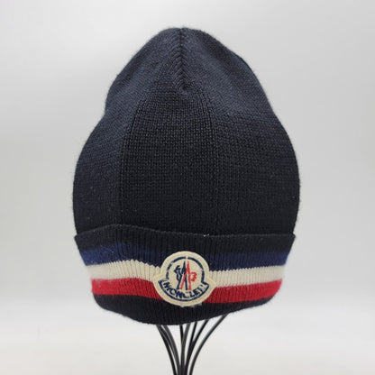 【中古品】【メンズ/レディース】 MONCLER モンクレール G20913B00028 BERRETTO ベレット ニットキャップ帽子 185-260927-yn-05-izu サイズ：UNI カラー：ブラック 万代Net店