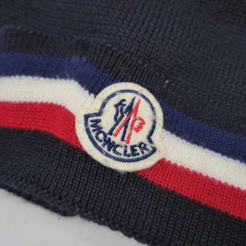 【中古品】【メンズ/レディース】 MONCLER モンクレール G20913B00028 BERRETTO ベレット ニットキャップ帽子 185-260927-yn-05-izu サイズ：UNI カラー：ブラック 万代Net店