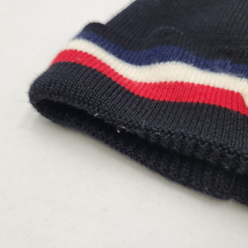 【中古品】【メンズ/レディース】 MONCLER モンクレール G20913B00028 BERRETTO ベレット ニットキャップ帽子 185-260927-yn-05-izu サイズ：UNI カラー：ブラック 万代Net店