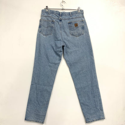 【中古品】【メンズ】 CARHARTT カーハート 95年製 RELAXED FIT DENIM PANTS リラックスド フィット デニム パンツ ズボン ボトムス 157-260929-ya-08-izu サイズ：36×34 カラー：ライトインディゴ 万代Net店