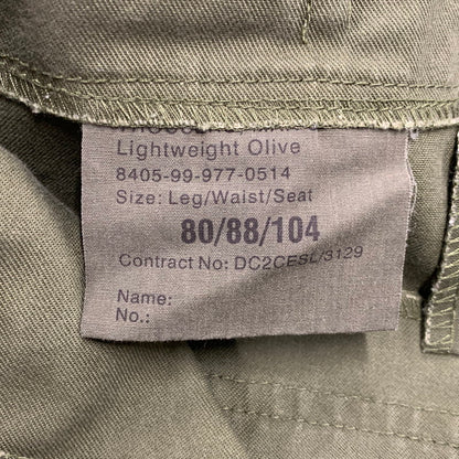 【中古品】【メンズ】 BRITISH ARMY ブリティッシュ アーミー LIGHT WEIGHT FATIGUE PANTS ライト ウエイト ファティーグ パンツ 157-260930-kh-03-izu サイズ：80/88/104 カラー：カーキ 万代Net店