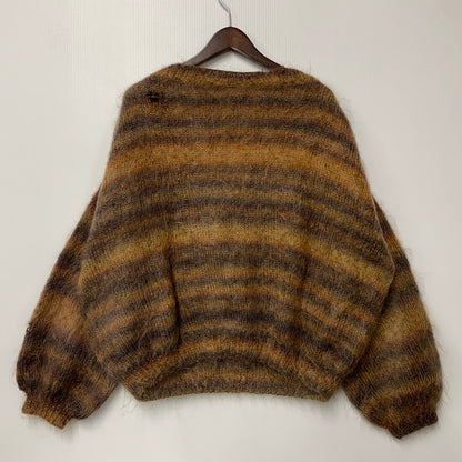 【現状渡し品】【メンズ】 UNKNOWN アンノウン 年代不明 V-NECK MOHAIR KNIT SWEATER ブイネック モヘア ニット セーター トップス 長袖 146-261018-ya-09-izu サイズ：下記参照 カラー：マルチ 万代Net店