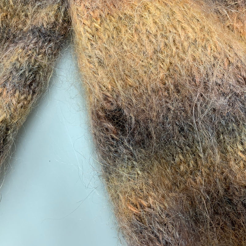 【現状渡し品】【メンズ】 UNKNOWN アンノウン 年代不明 V-NECK MOHAIR KNIT SWEATER ブイネック モヘア ニット セーター トップス 長袖 146-261018-ya-09-izu サイズ：下記参照 カラー：マルチ 万代Net店
