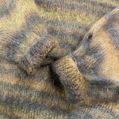 【現状渡し品】【メンズ】 UNKNOWN アンノウン 年代不明 V-NECK MOHAIR KNIT SWEATER ブイネック モヘア ニット セーター トップス 長袖 146-261018-ya-09-izu サイズ：下記参照 カラー：マルチ 万代Net店