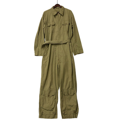 【中古品】【メンズ】 USAAF アメリカ陸軍航空軍 DEBWAY HATS, INC. デブウェイ ハッツ CONMAR ZIP TYPE AN-S-31 SUIT-SUMMER FLYING コンマージップ つなぎ 157-261001-kh-13-izu サイズ：42 カラー：カーキ 万代Net店