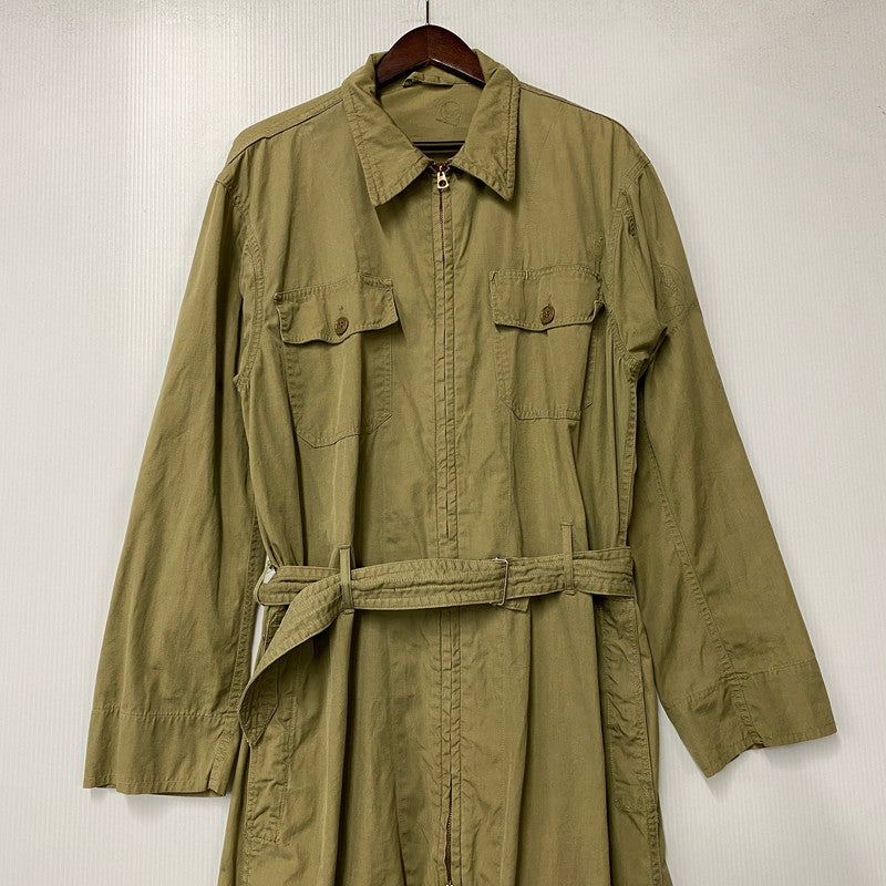 【中古品】【メンズ】 USAAF アメリカ陸軍航空軍 DEBWAY HATS, INC. デブウェイ ハッツ CONMAR ZIP TYPE AN-S-31 SUIT-SUMMER FLYING コンマージップ つなぎ 157-261001-kh-13-izu サイズ：42 カラー：カーキ 万代Net店