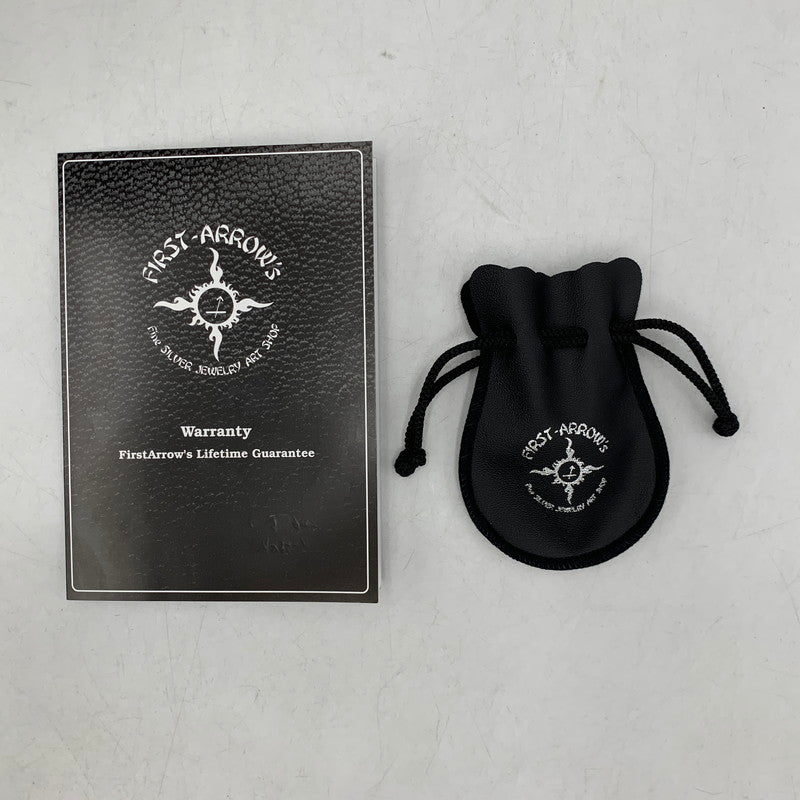 【中古品】【メンズ/レディース】 FIRST ARROW's ファーストアローズ K18付イーグルグラブ付フェザー(L) "左向き" ネックレス トップ アクセサリー 191-261002-ay-04-izu カラー：シルバー×ゴールド 万代Net店