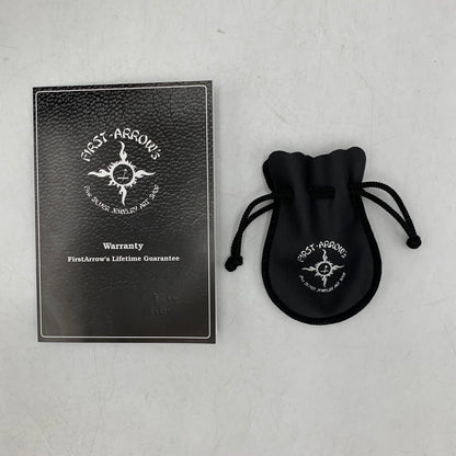 【中古品】【メンズ/レディース】 FIRST ARROW's ファーストアローズ K18付イーグルグラブ付フェザー(L) "左向き" ネックレス トップ アクセサリー 191-261002-ay-04-izu カラー：シルバー×ゴールド 万代Net店