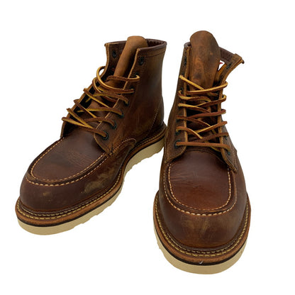 【中古品】【メンズ】 RED WING レッドウィング 1907 USA製 2012年製 ラフ＆タフ 6-INCH CLASSIC MOC 6インチ クラス モック ブーツ シューズ 靴 164-260928-cs-14-izu サイズ：26.5cm カラー：ブラウン 万代Net店