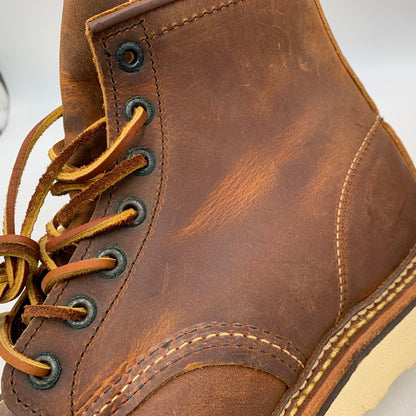 【中古品】【メンズ】 RED WING レッドウィング 1907 USA製 2012年製 ラフ＆タフ 6-INCH CLASSIC MOC 6インチ クラス モック ブーツ シューズ 靴 164-260928-cs-14-izu サイズ：26.5cm カラー：ブラウン 万代Net店