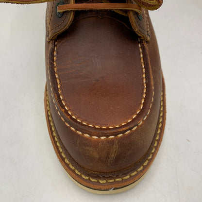 【中古品】【メンズ】 RED WING レッドウィング 1907 USA製 2012年製 ラフ＆タフ 6-INCH CLASSIC MOC 6インチ クラス モック ブーツ シューズ 靴 164-260928-cs-14-izu サイズ：26.5cm カラー：ブラウン 万代Net店