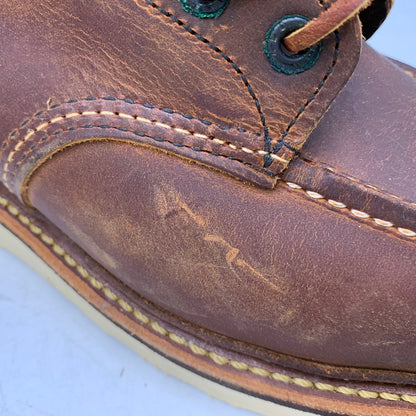 【中古品】【メンズ】 RED WING レッドウィング 1907 USA製 2012年製 ラフ＆タフ 6-INCH CLASSIC MOC 6インチ クラス モック ブーツ シューズ 靴 164-260928-cs-14-izu サイズ：26.5cm カラー：ブラウン 万代Net店
