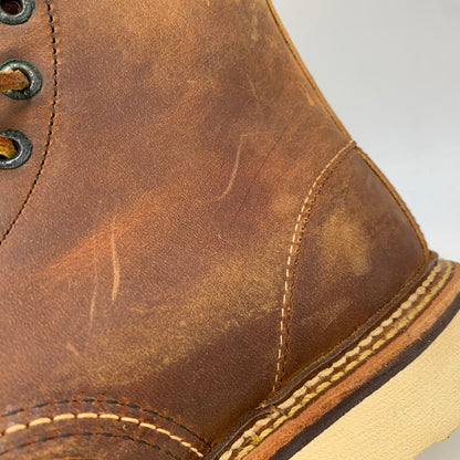 【中古品】【メンズ】 RED WING レッドウィング 1907 USA製 2012年製 ラフ＆タフ 6-INCH CLASSIC MOC 6インチ クラス モック ブーツ シューズ 靴 164-260928-cs-14-izu サイズ：26.5cm カラー：ブラウン 万代Net店