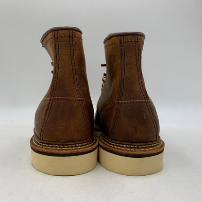 【中古品】【メンズ】 RED WING レッドウィング 1907 USA製 2012年製 ラフ＆タフ 6-INCH CLASSIC MOC 6インチ クラス モック ブーツ シューズ 靴 164-260928-cs-14-izu サイズ：26.5cm カラー：ブラウン 万代Net店