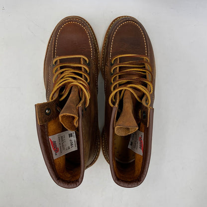 【中古品】【メンズ】 RED WING レッドウィング 1907 USA製 2012年製 ラフ＆タフ 6-INCH CLASSIC MOC 6インチ クラス モック ブーツ シューズ 靴 164-260928-cs-14-izu サイズ：26.5cm カラー：ブラウン 万代Net店