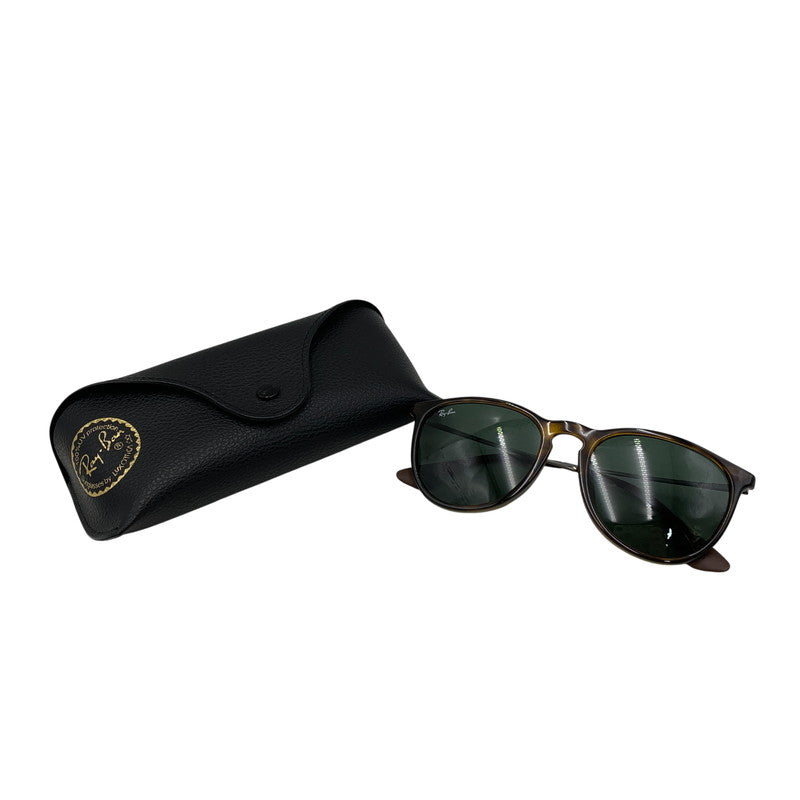 【中古品】【メンズ/レディース】 Ray-Ban レイバン ERIKA CLASSIC SUNGLASSES RB4171 エリカ クラシック サングラス 小物 203-261002-ay-09-izu サイズ：54口18-145 カラー：ブラウン×グリーン系 万代Net店