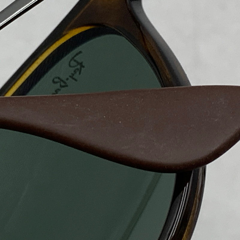 【中古品】【メンズ/レディース】 Ray-Ban レイバン ERIKA CLASSIC SUNGLASSES RB4171 エリカ クラシック サングラス 小物 203-261002-ay-09-izu サイズ：54口18-145 カラー：ブラウン×グリーン系 万代Net店