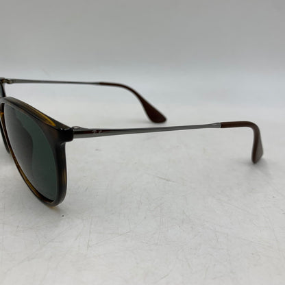【中古品】【メンズ/レディース】 Ray-Ban レイバン ERIKA CLASSIC SUNGLASSES RB4171 エリカ クラシック サングラス 小物 203-261002-ay-09-izu サイズ：54口18-145 カラー：ブラウン×グリーン系 万代Net店