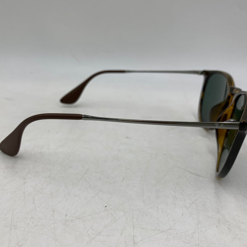 【中古品】【メンズ/レディース】 Ray-Ban レイバン ERIKA CLASSIC SUNGLASSES RB4171 エリカ クラシック サングラス 小物 203-261002-ay-09-izu サイズ：54口18-145 カラー：ブラウン×グリーン系 万代Net店