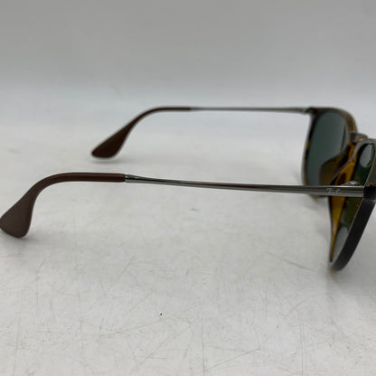 【中古品】【メンズ/レディース】 Ray-Ban レイバン ERIKA CLASSIC SUNGLASSES RB4171 エリカ クラシック サングラス 小物 203-261002-ay-09-izu サイズ：54口18-145 カラー：ブラウン×グリーン系 万代Net店