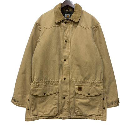【中古品】【メンズ】 CARHARTT カーハート WESTERN YOKE JACKET ウエスタン ヨーク ジャケット アウター 146-260928-cs-18-izu サイズ：不明 カラー：ベージュ 万代Net店